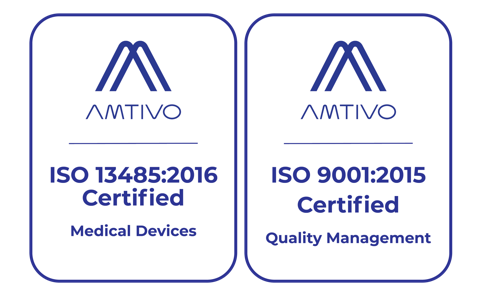 Amtivo ISO Certs Logo